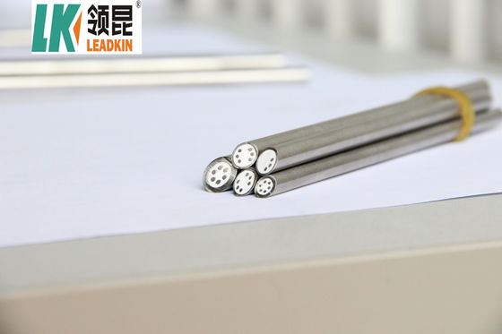 کیفیت  SS304 12.7mm RTD Sensor Cable  Extension Wire MgO 3 Core کارخانه